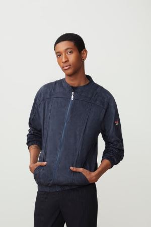 FILA Terrinda Jackets Navy,Mens Clothing | CA.CGZDVQ018